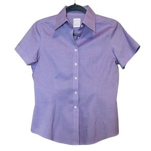 BROOKS BROTHERS Women’s Lavender Wrinkle Resistant Shirt